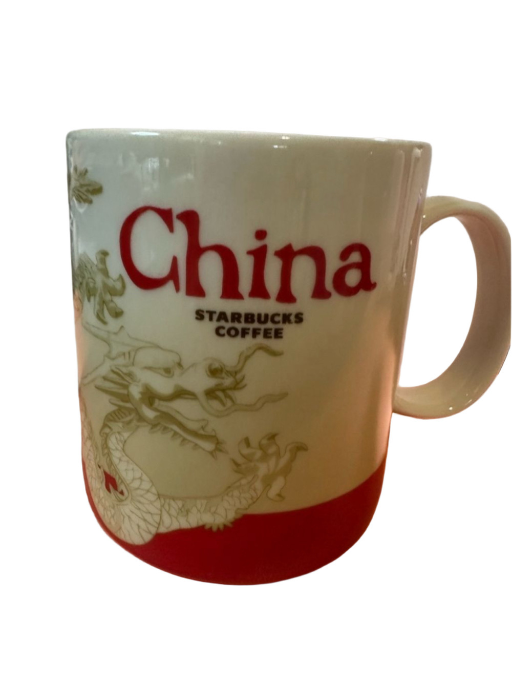 STARBUCKS China Dragon Global Icon Mug 16 oz